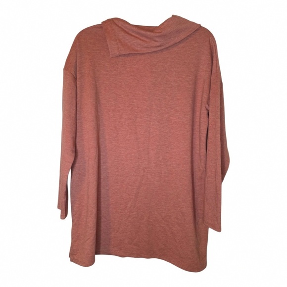 Women's Long Sleeve Rust Top - Picture 2 of 6